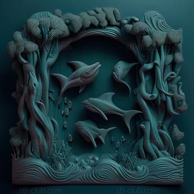 3D model st underwater (STL)